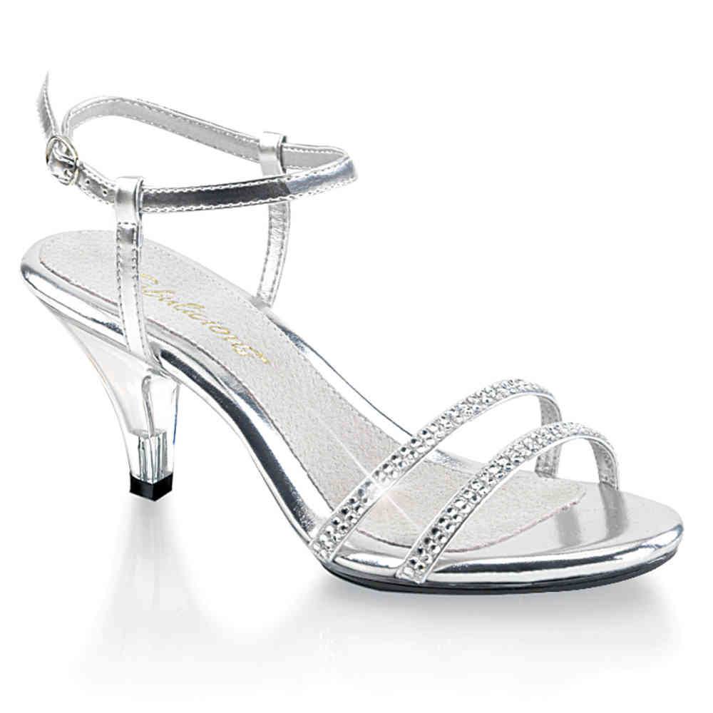 - BELLE316 Sandale à bride à la cheville - Couleur argent Product image